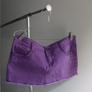 Wallflower Purple‎ Denim Skirt